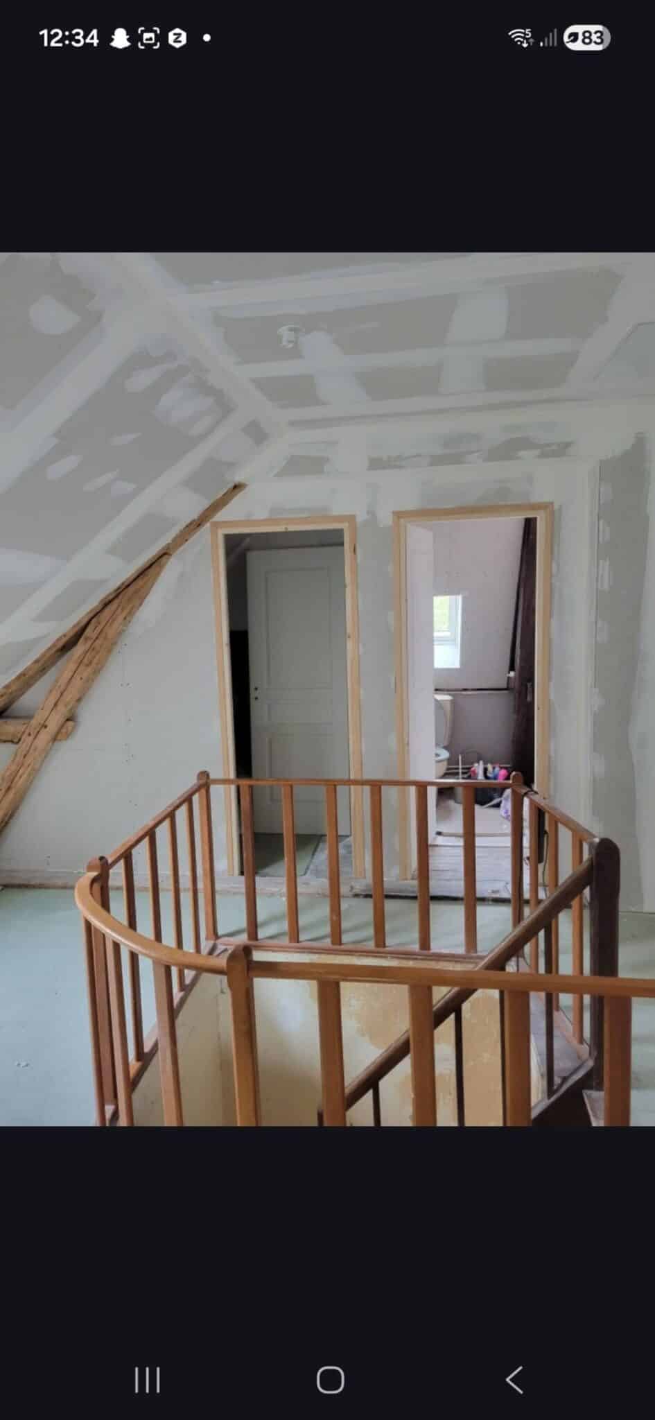Rénovation intérieure et pose de portes à Evreux