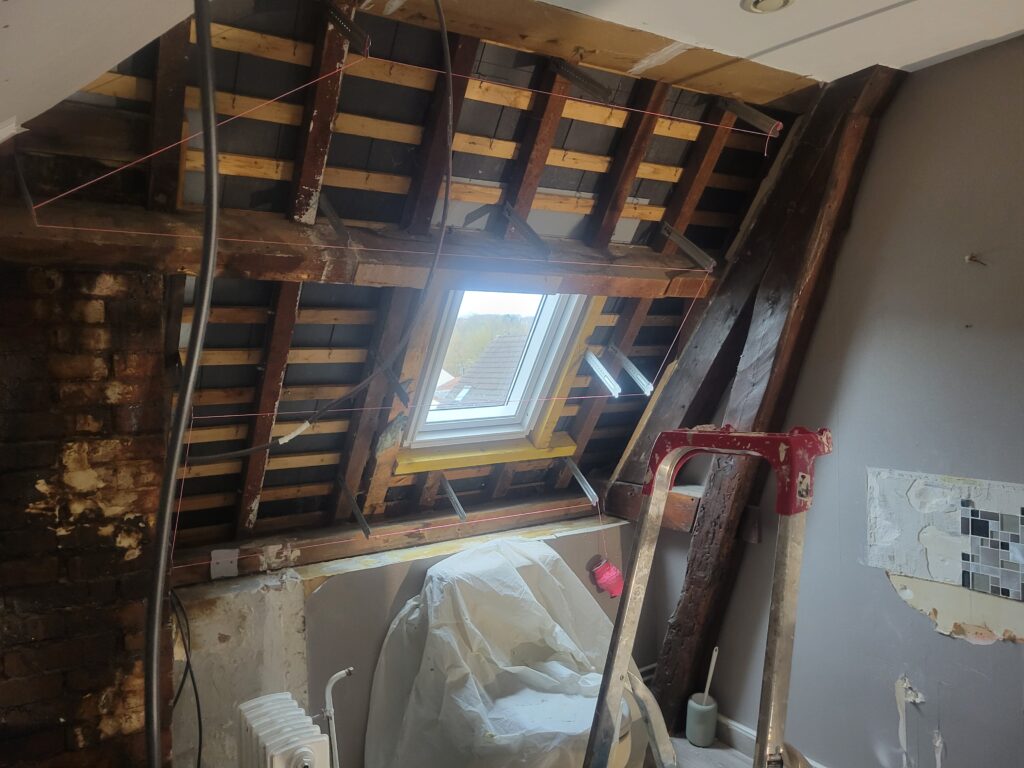 Rénovation de combles et fenêtre à Le Neubourg