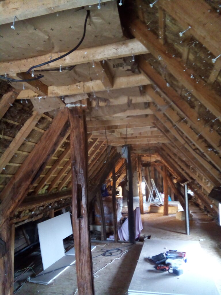 Rénovation de combles et isolation à Le Neubourg